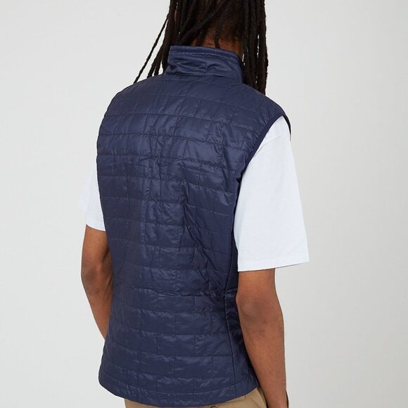Men's Size XL Patagonia Nano Puff Vest Full Zip Insulated Navy Blue Jacket READ - Picture 2 of 11